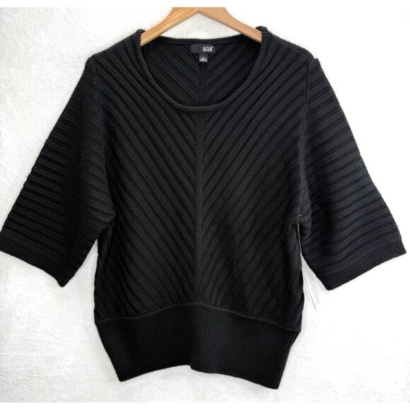 ANA A New Approach Women's Short Sleeve Sweater NWT Size XL - Picture 2 of 8